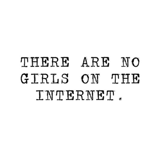 there are no girls on the internet