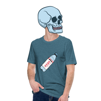 ev[i]an t-shirt model in teal - gaslit apparel