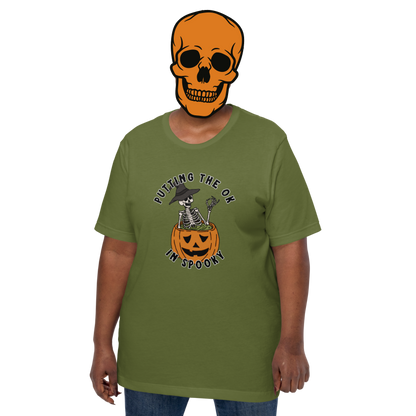 spo(ok)y t-shirt model in olive - gaslit apparel