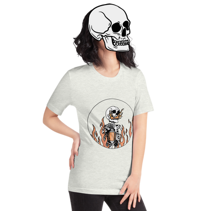 gaslit guy t-shirt model in ash - gaslit apparel