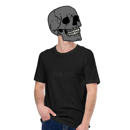 adh(dd) t-shirt model in black - gaslit apparel
