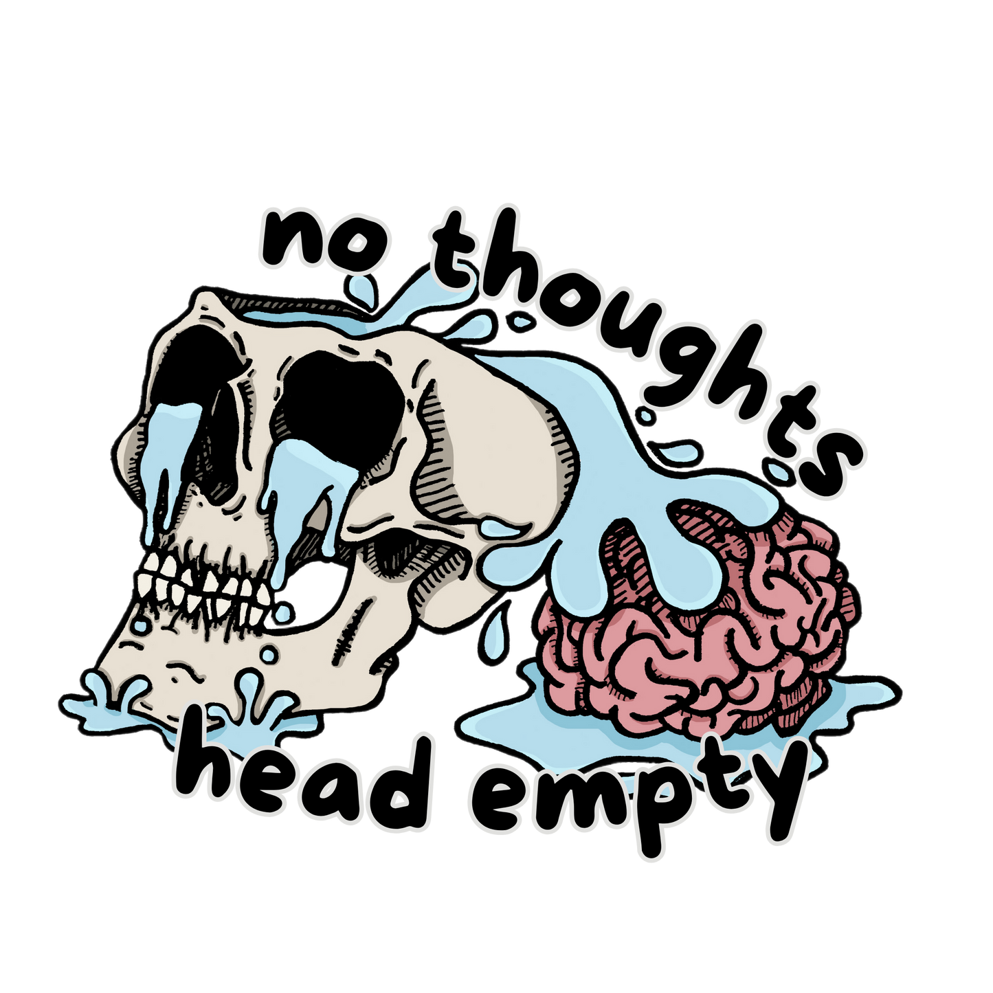 no thoughts head empty graphic design - gaslit apparel