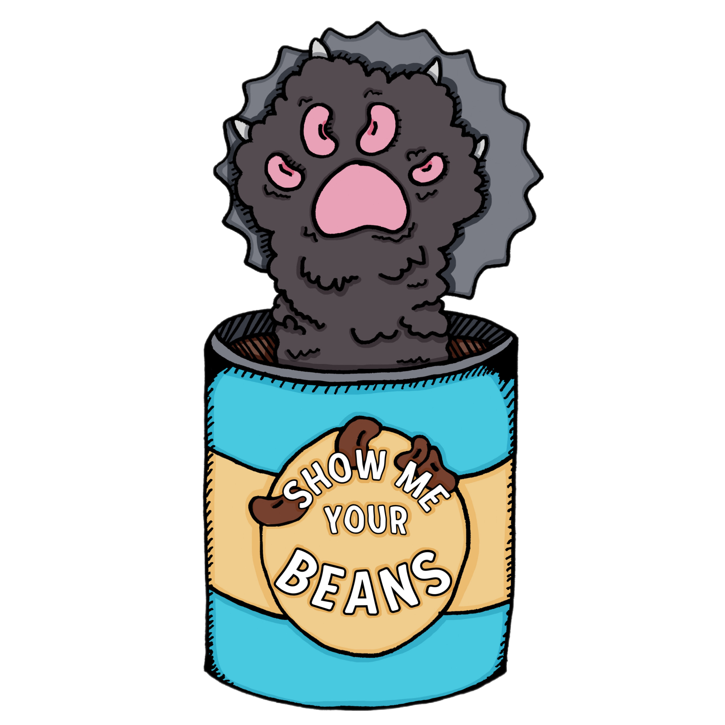 show me your beans graphic design - gaslit apparel