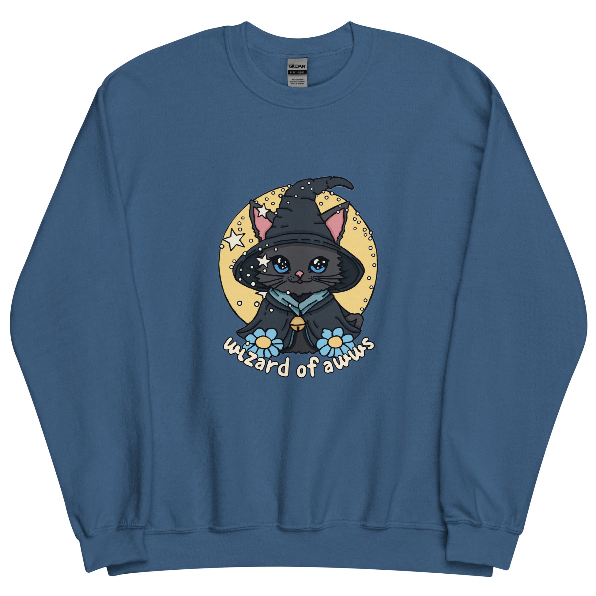 wizard of awws sweatshirt in indigo - gaslit apparel