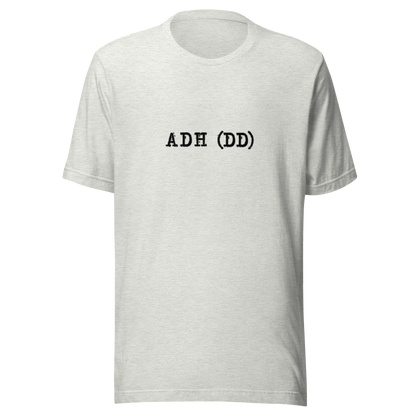 adh(dd) t-shirt in white - gaslit apparel