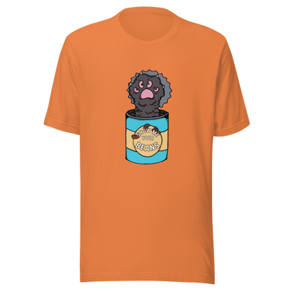 show me your beans t-shirt in sunset - gaslit apparel