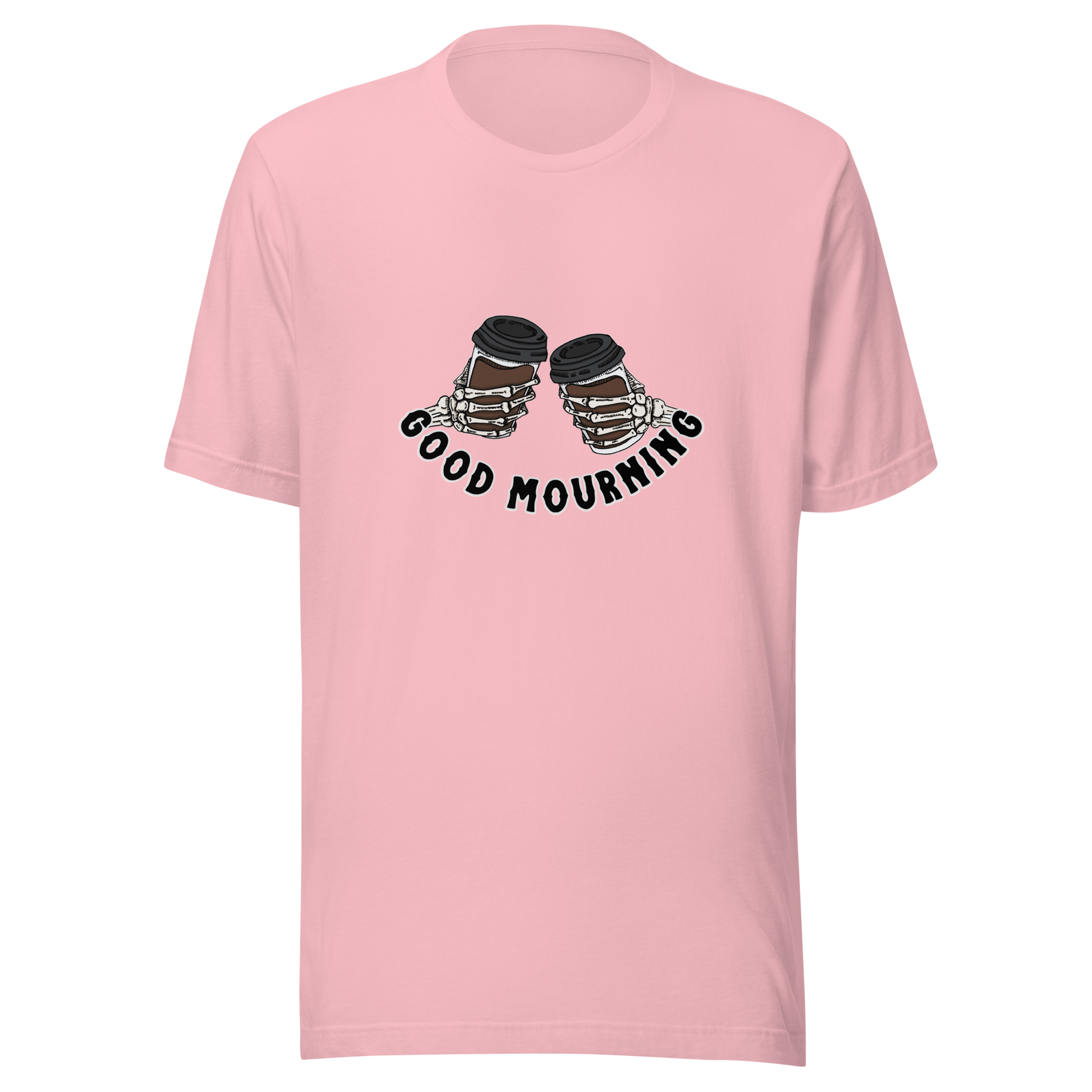 good mourning t-shirt in pink - gaslit apparel