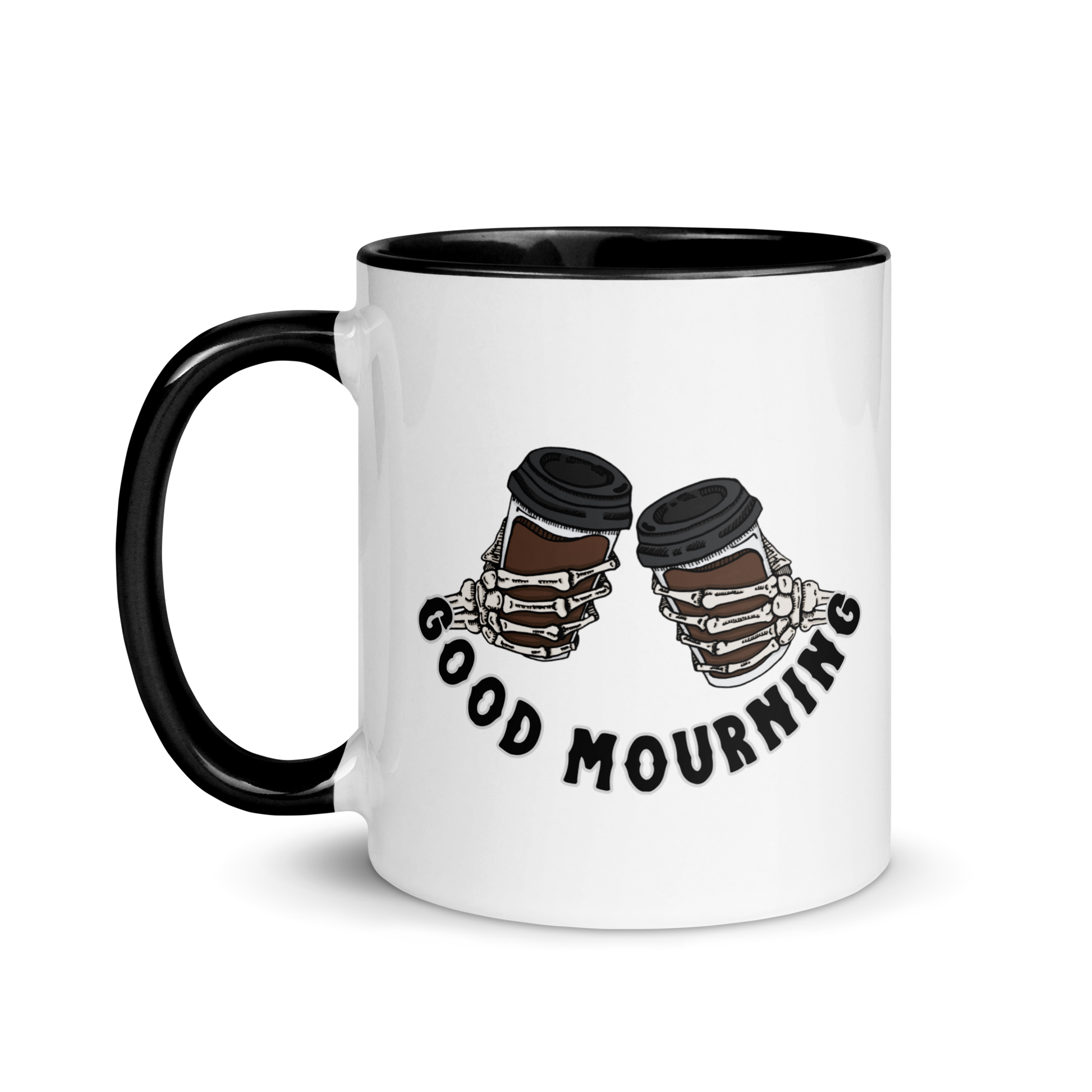 good mourning mug, left handle - gaslit apparel