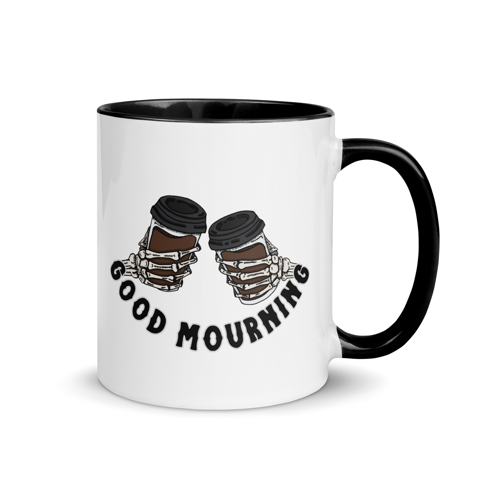 good mourning mug, right handle - gaslit apparel